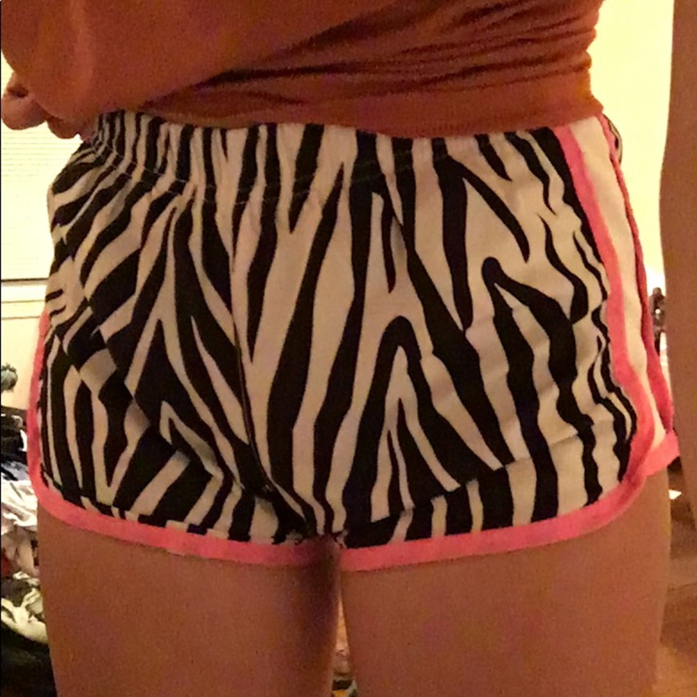 Cute Tyler’s athletic shorts zebra print